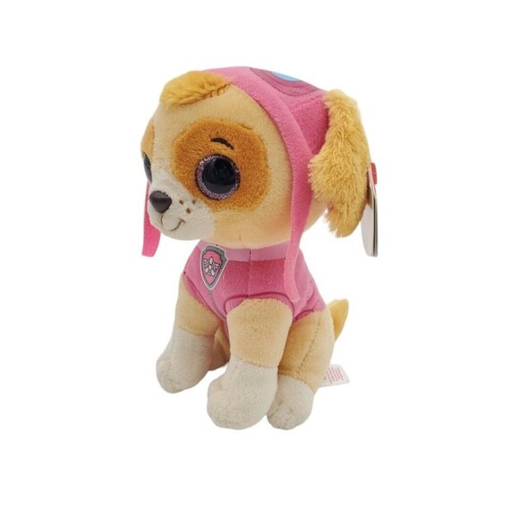 Ty Beanie Boos Paw Patrol Skye 6" Plush Pink Stuffed Animal Dog Puppy Tags Small - Picture 1 of 8